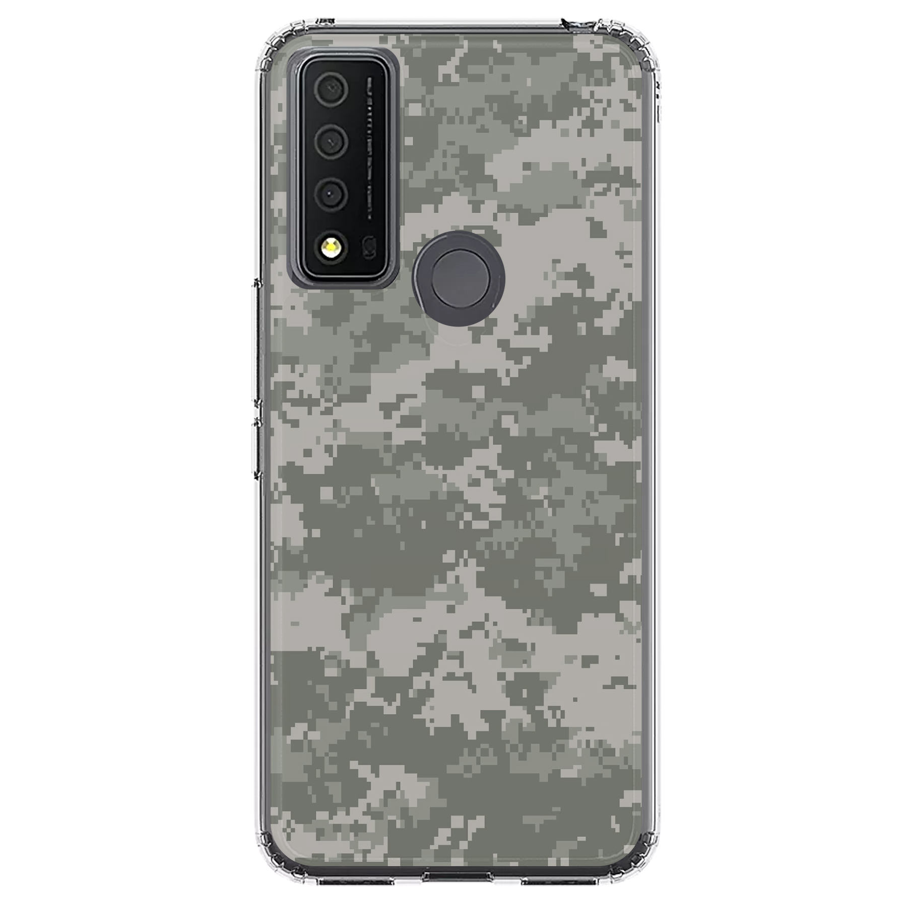 HHUAN Custodia per Doogee V20 (6.43 pollici), con Rotazione 360° Supporto Anello Metallico, Ultra Sottile Trasparente Antigraffio Morbida Silicone TPU Bumper Custodie Cover per Doogee V20