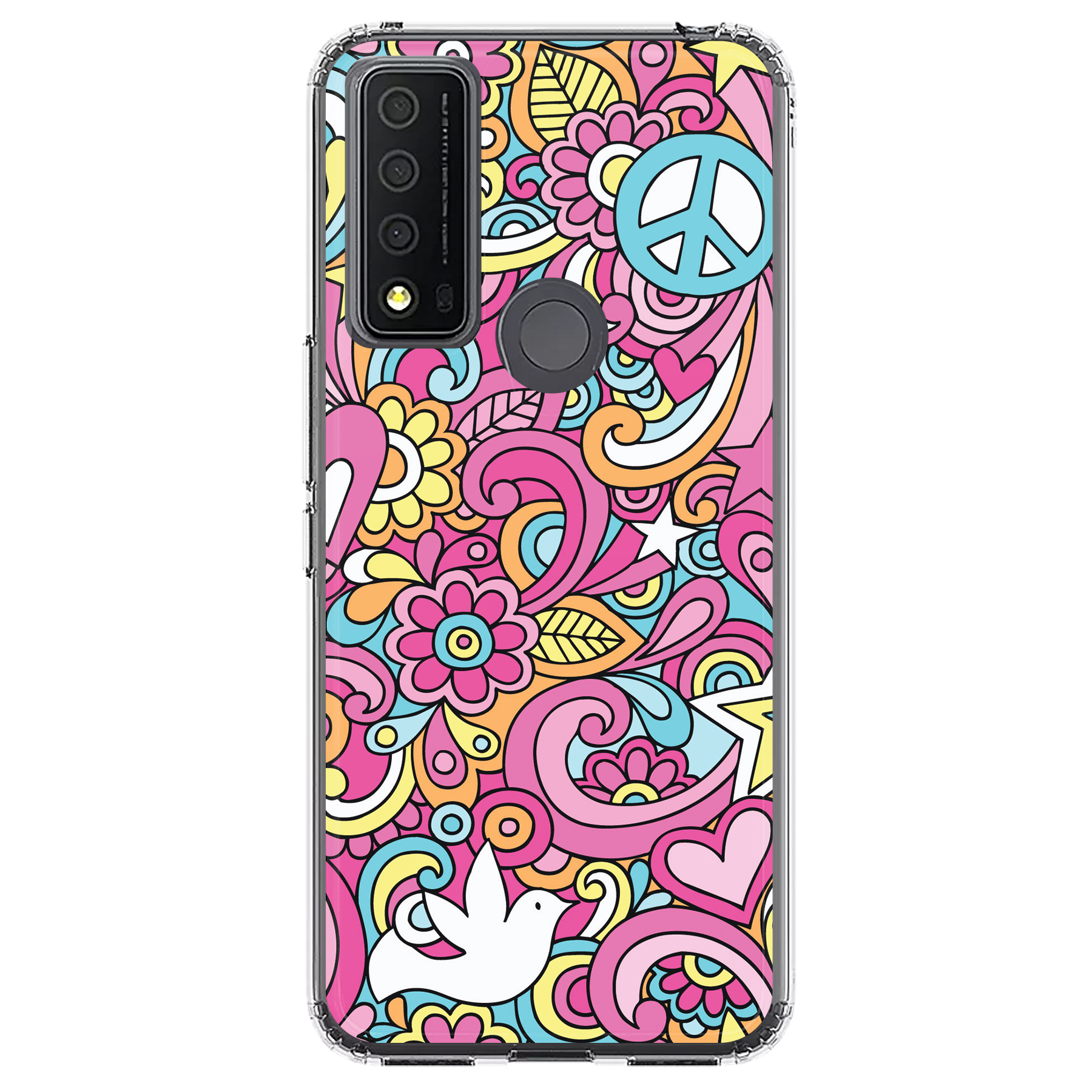 For TCL 30XE 5g 40XE 30V 20XE 20A ShockProof TPU Phone Case+Tempered Glass-THM - Picture 13 of 22