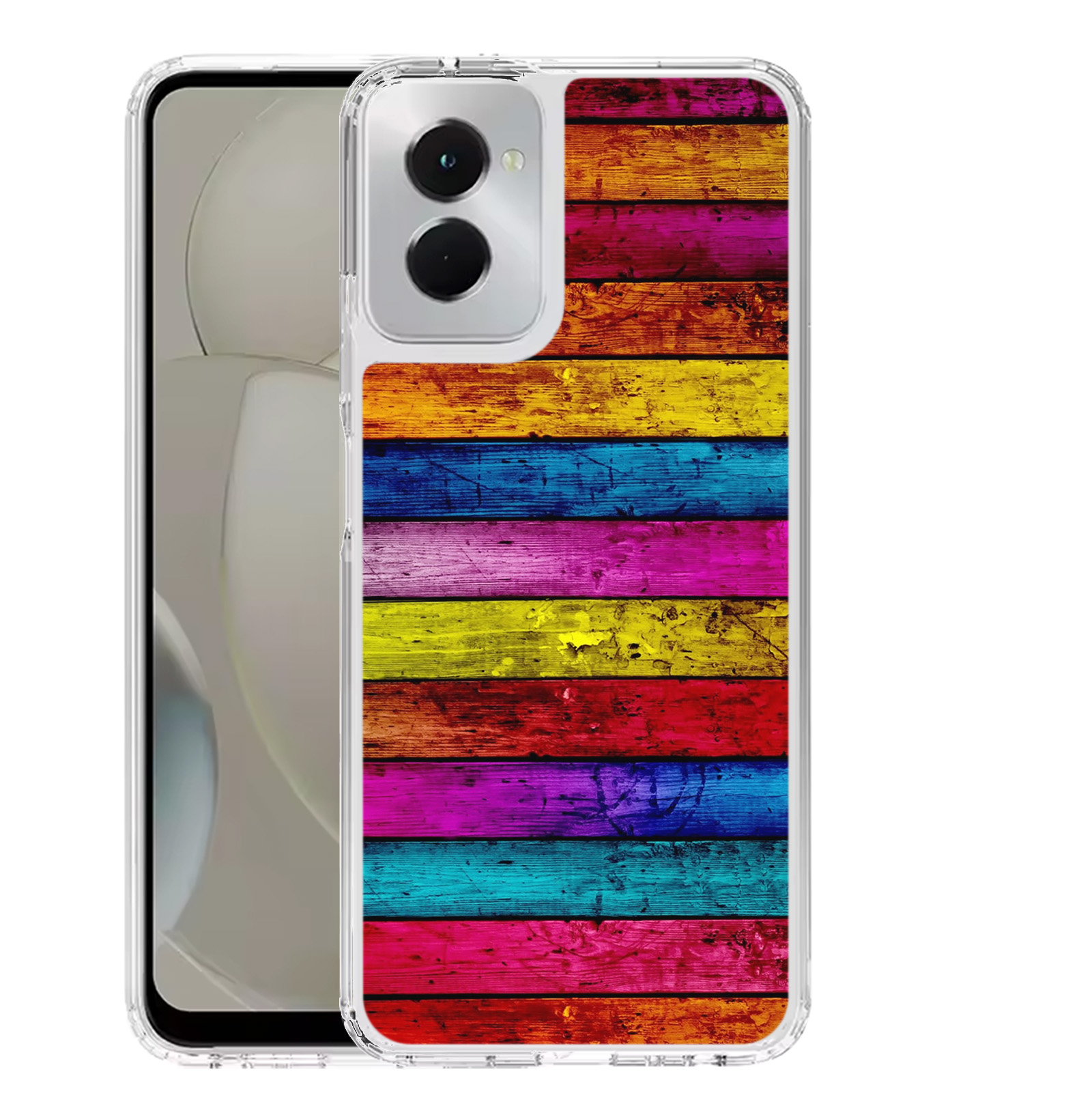 Plastic+Gel Case Cover&Tempered glass For Moto G Power 5G 2024 2023 2022-THM - Picture 10 of 51