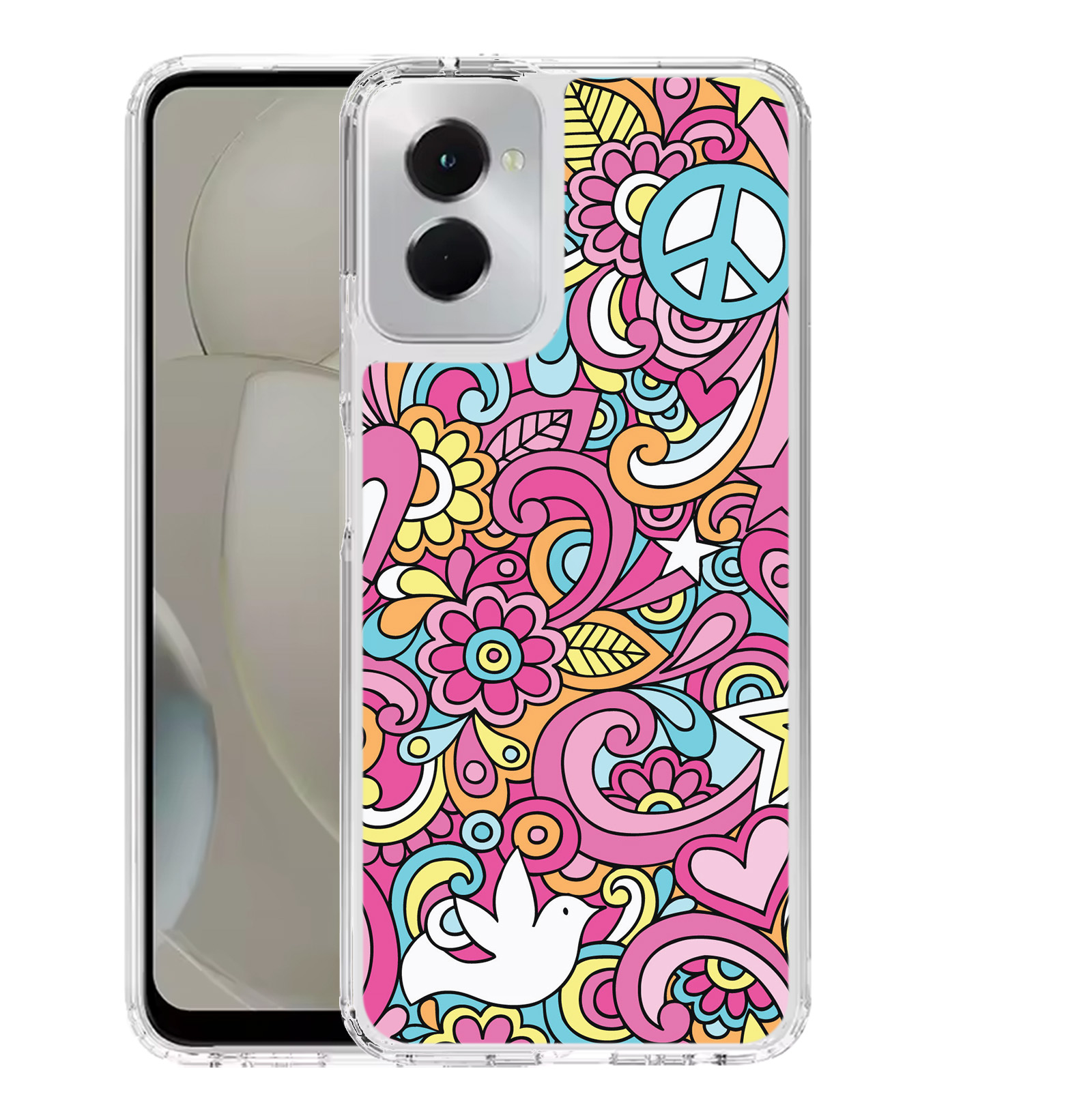 Plastic+Gel Case Cover&Tempered glass For Moto G Power 5G 2024 2023 2022-THM - Picture 22 of 51