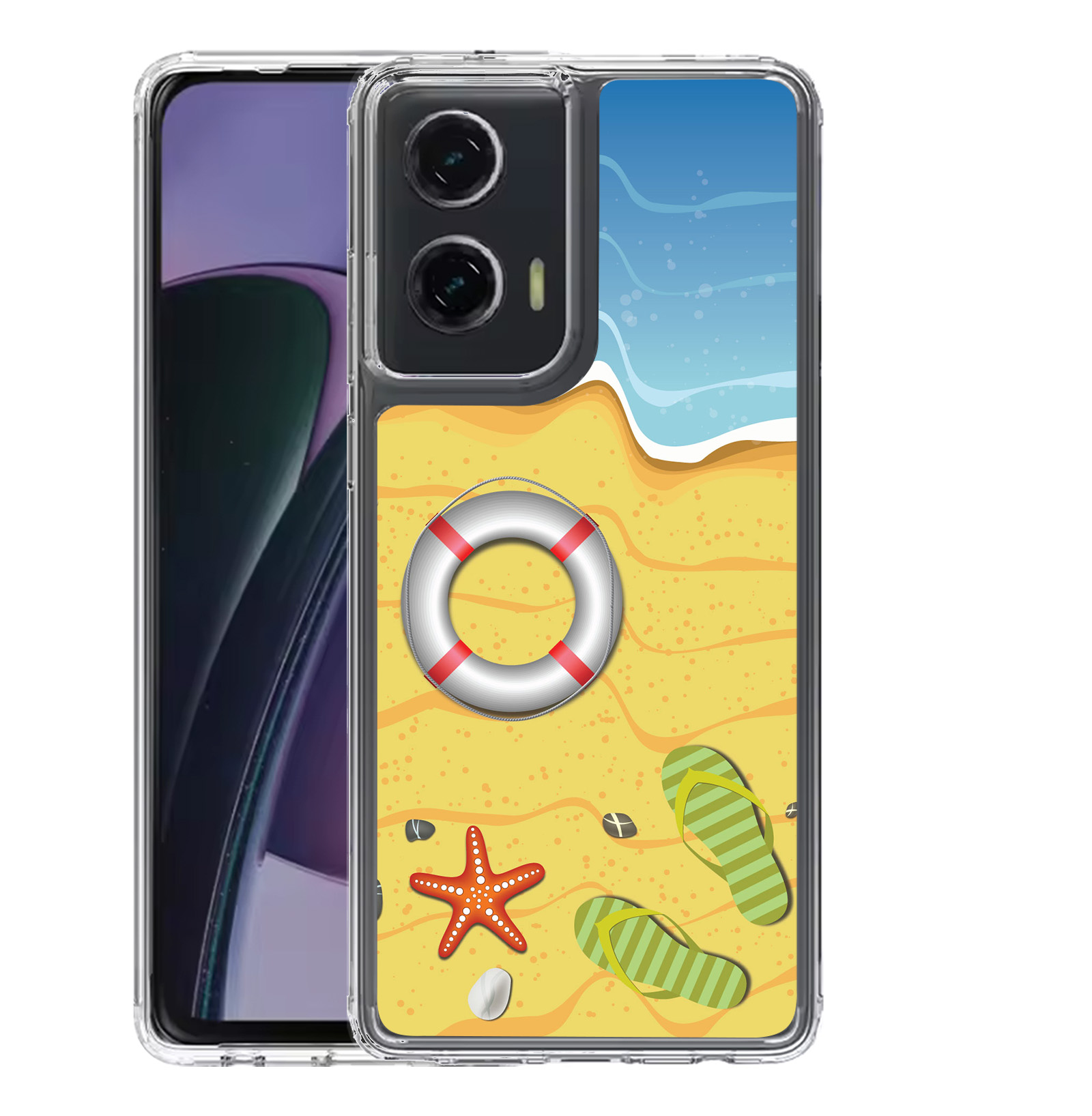 Custodia plastica+gel e vetro temperato per Moto G Stylus 5G 2024 2023 2022-LMK - Foto 13 di 42