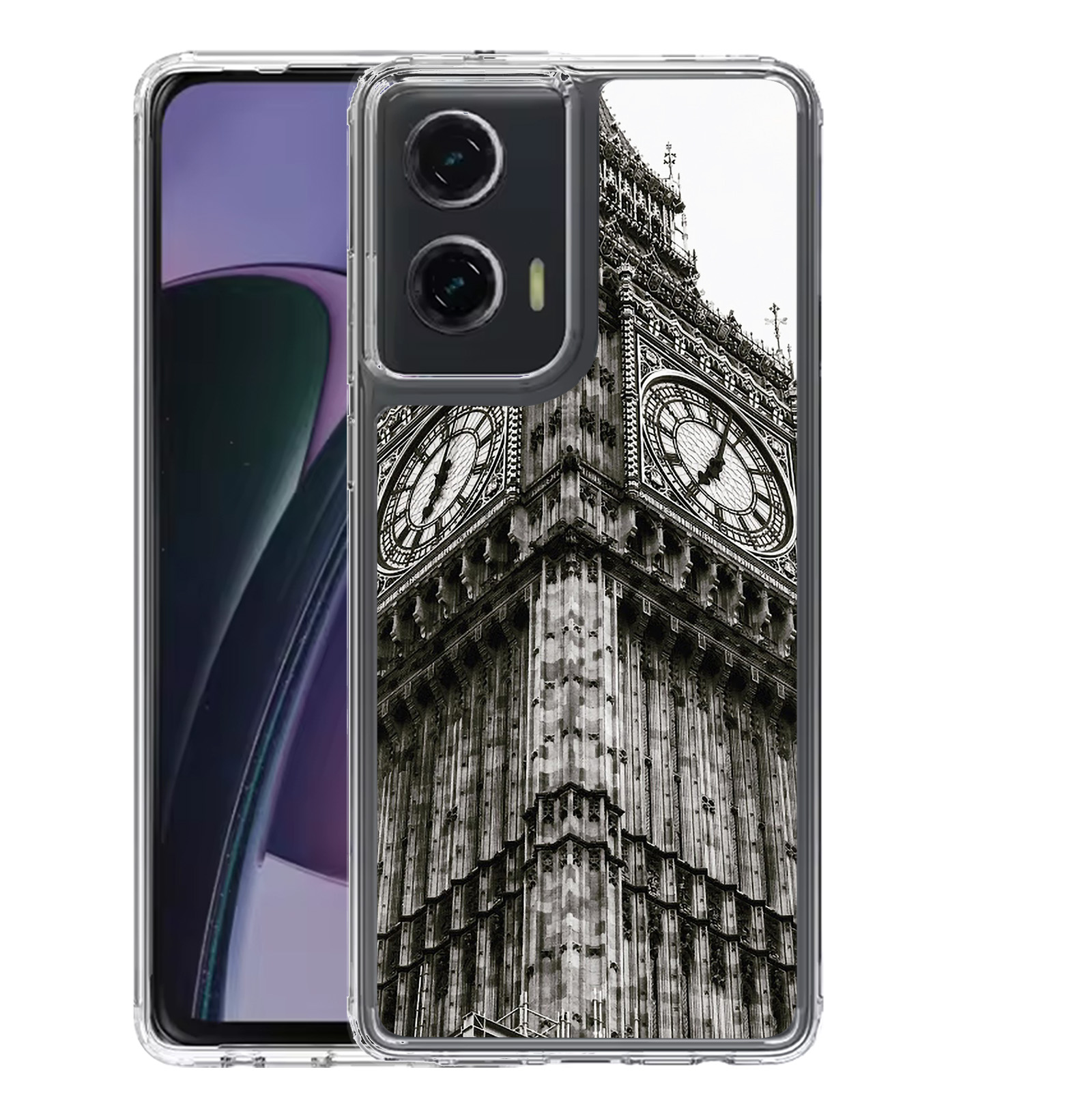 Custodia plastica+gel e vetro temperato per Moto G Stylus 5G 2024 2023 2022-LMK - Foto 16 di 42