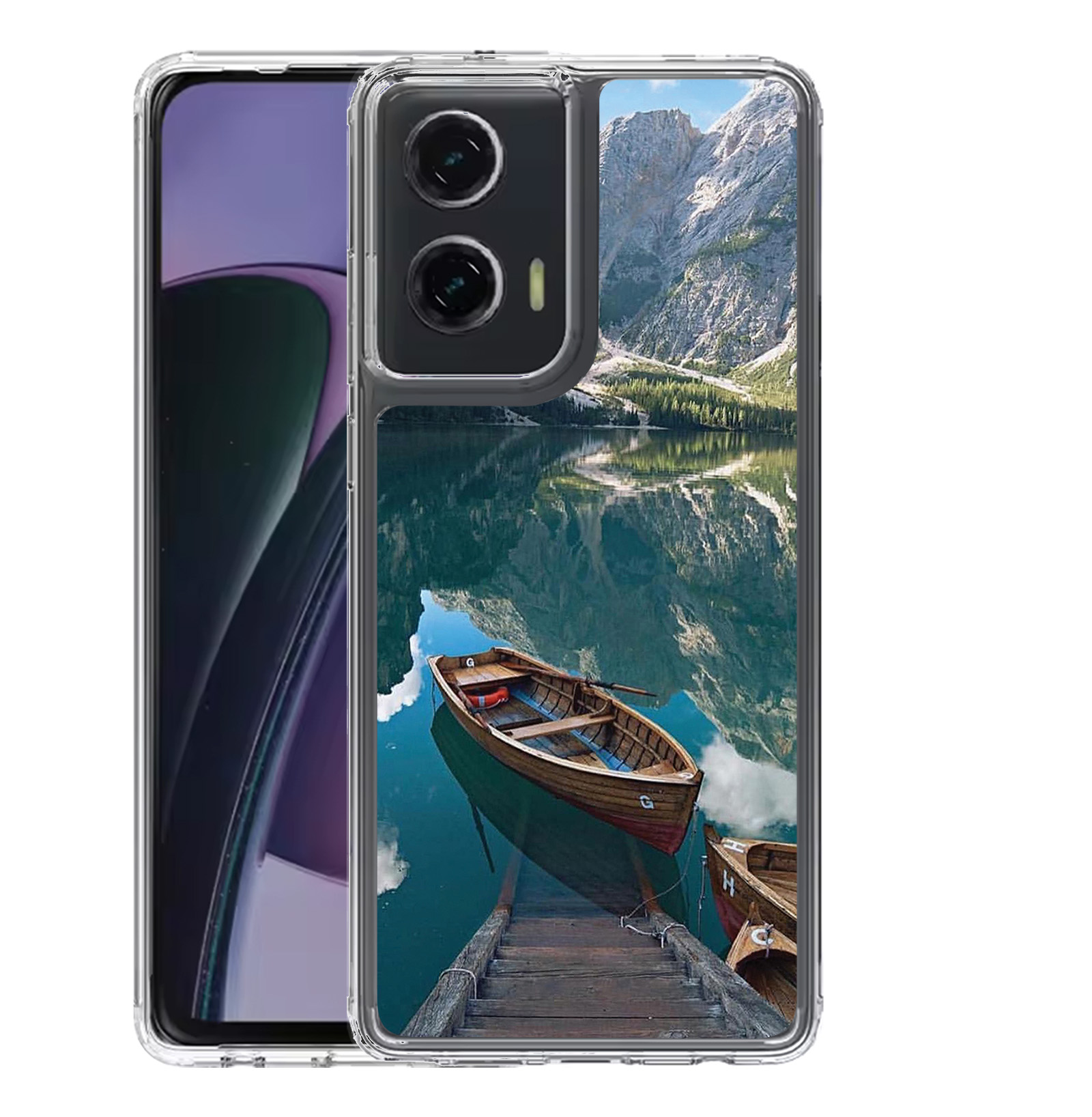 Custodia plastica+gel e vetro temperato per Moto G Stylus 5G 2024 2023 2022-LMK - Foto 25 di 42