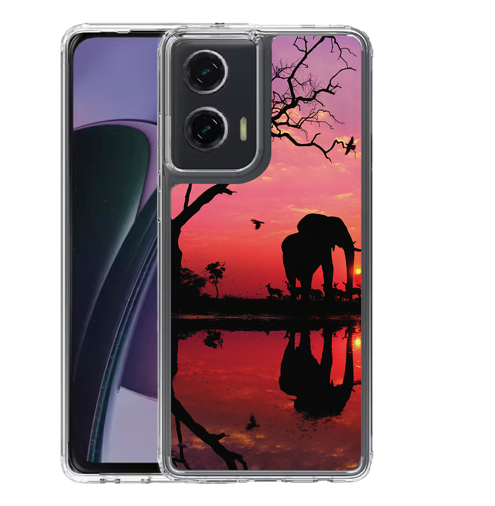 Custodia plastica+gel e vetro temperato per Moto G Stylus 5G 2024 2023 2022-LMK - Foto 34 di 42