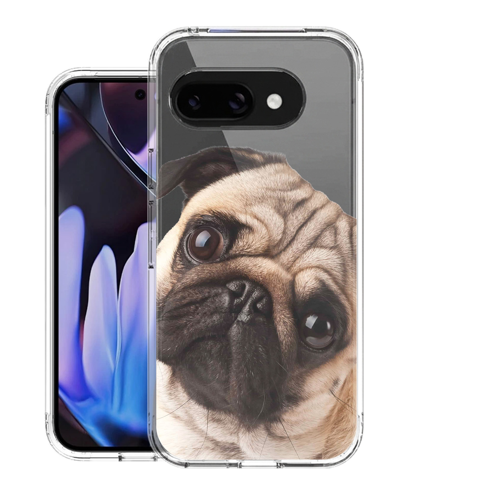 For Google Pixel 10a/9a Shockproof Bumper Case+Tempered Glass-PET