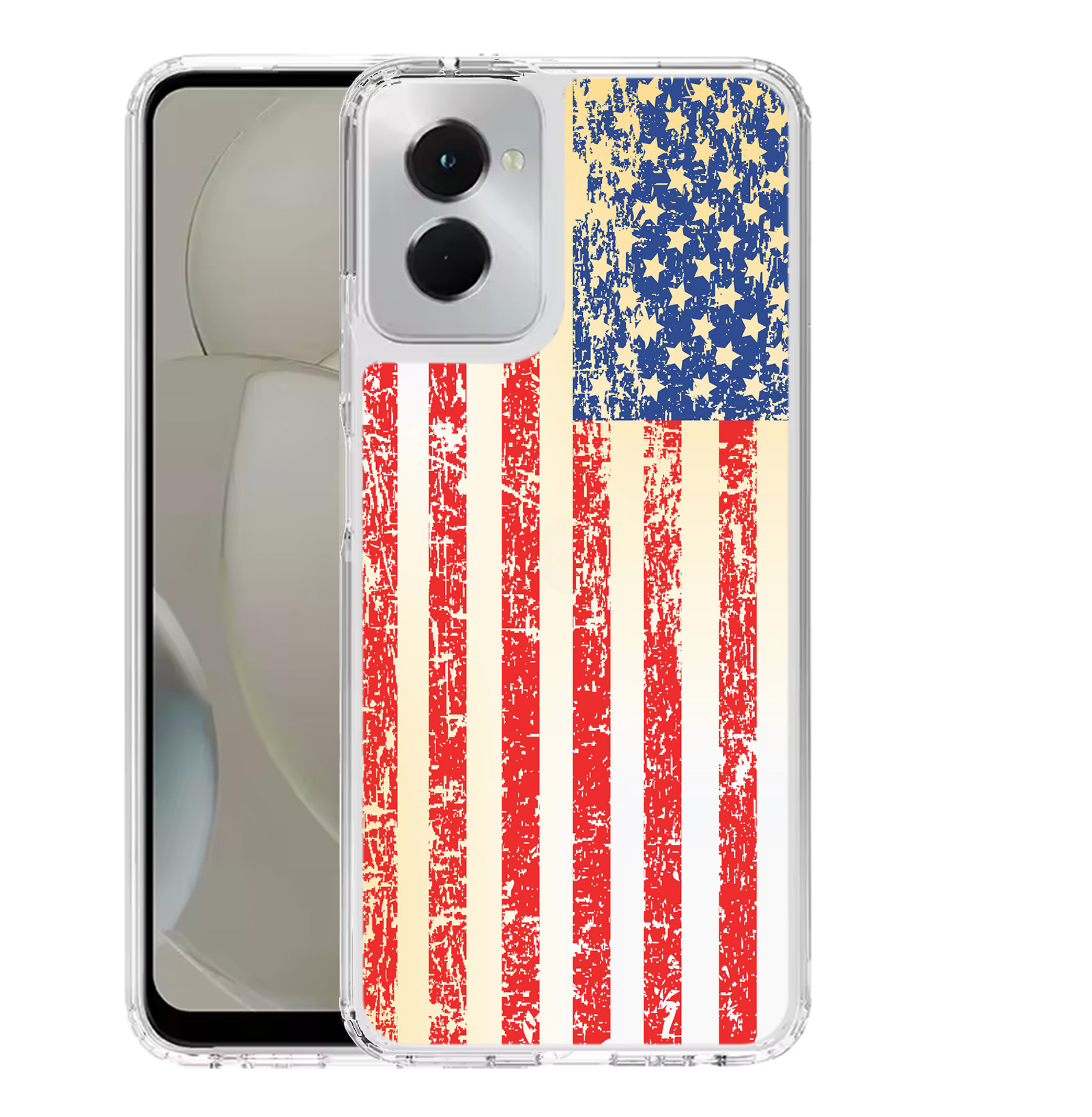 Plastic+Gel Case Cover&Tempered glass For Moto G Power 5G 2024 2023 2022-USA