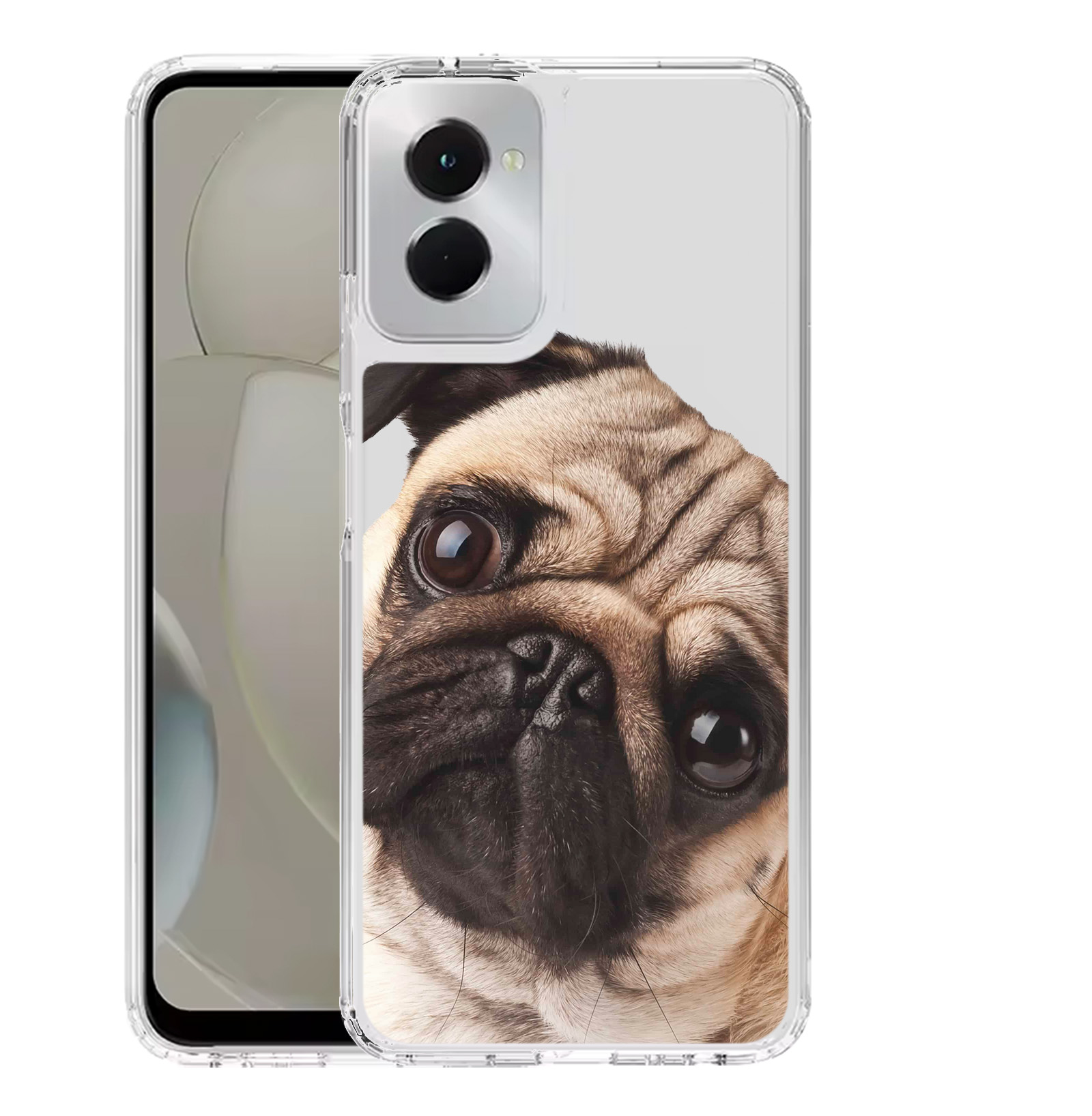 Plastic+Gel Case Cover&Tempered glass For Moto G Power 5G 2024 2023 2022-PET