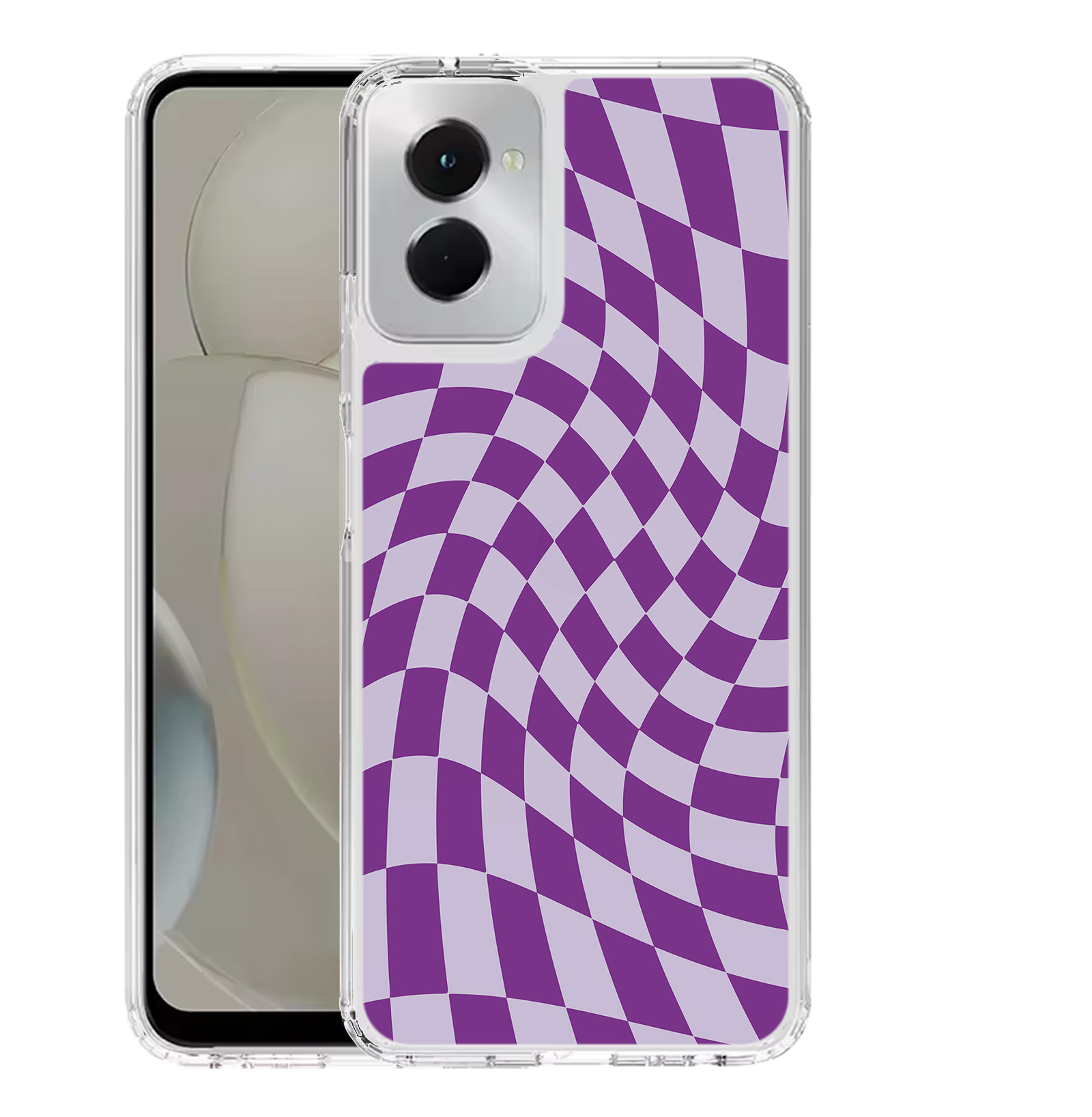 Plastic+Gel Case Cover&Tempered glass For Moto G Power 5G 2024 2023 2022-TKR