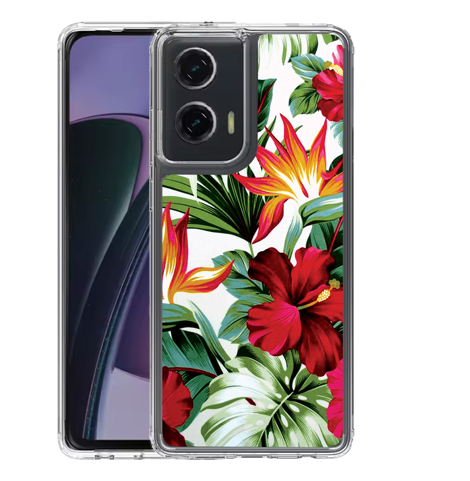 Plastic+Gel Case Cover&Tempered glass For Moto G Stylus 5G 2024 2023 2022-PTN
