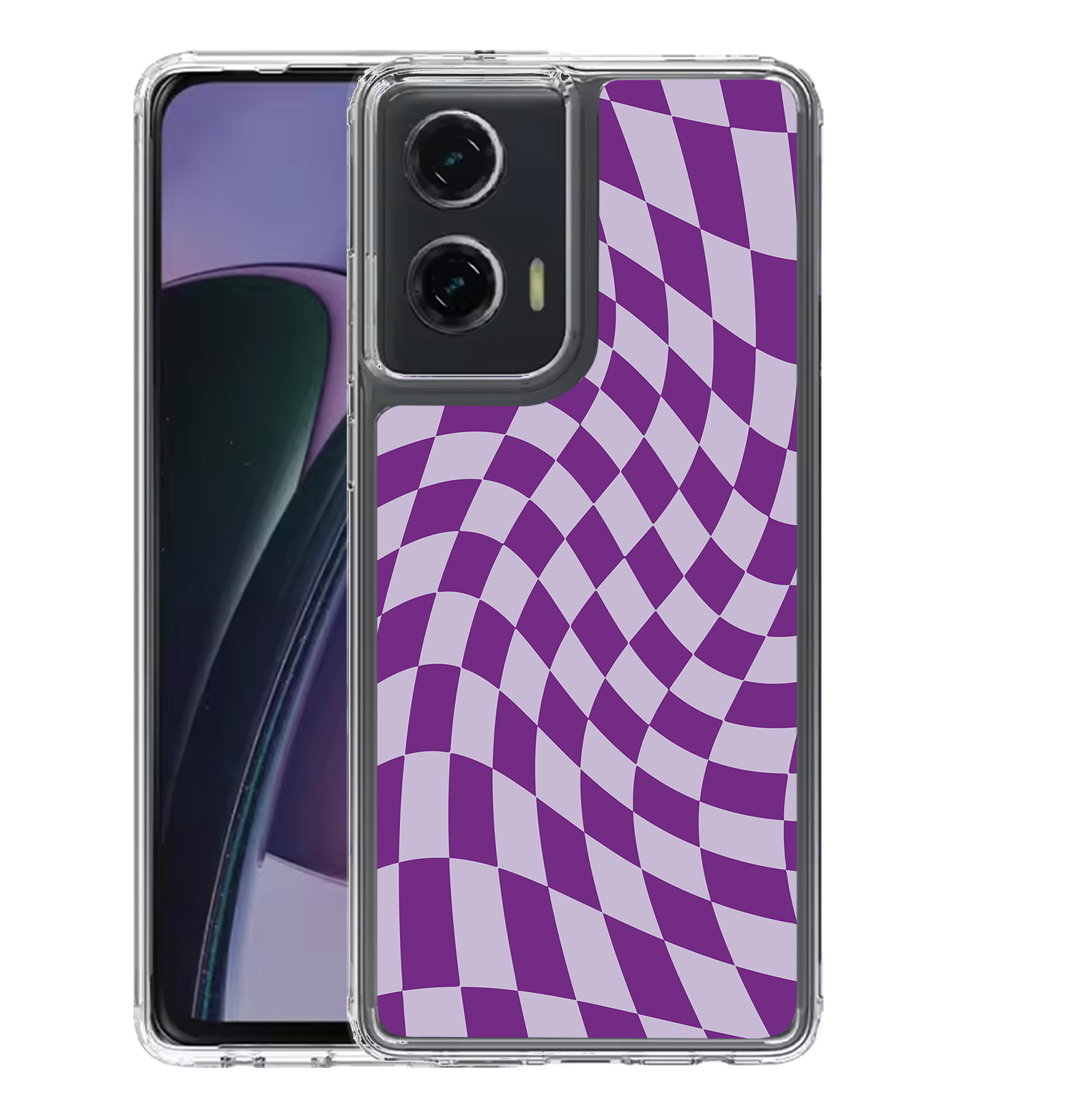 Plastic+Gel Case Cover&Tempered glass For Moto G Stylus 5G 2024 2023 2022-TKR