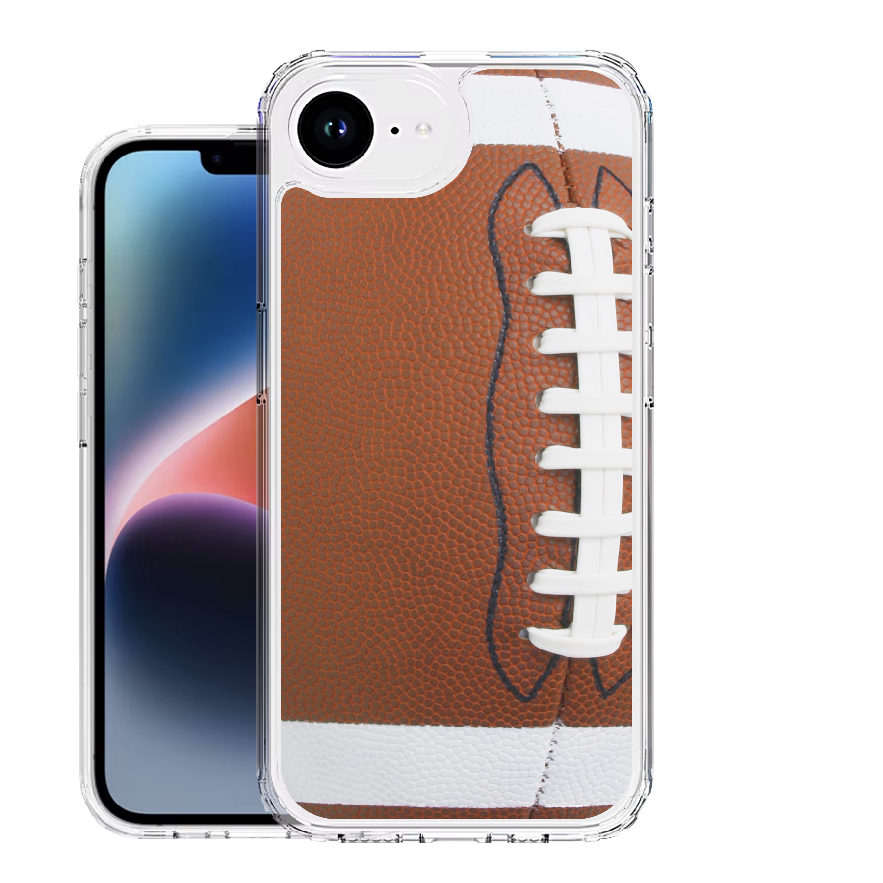 For Apple iPhone 16e/SE(2022)/SE(2020) Shockproof Bumper Case+Tempered Glass-SRT