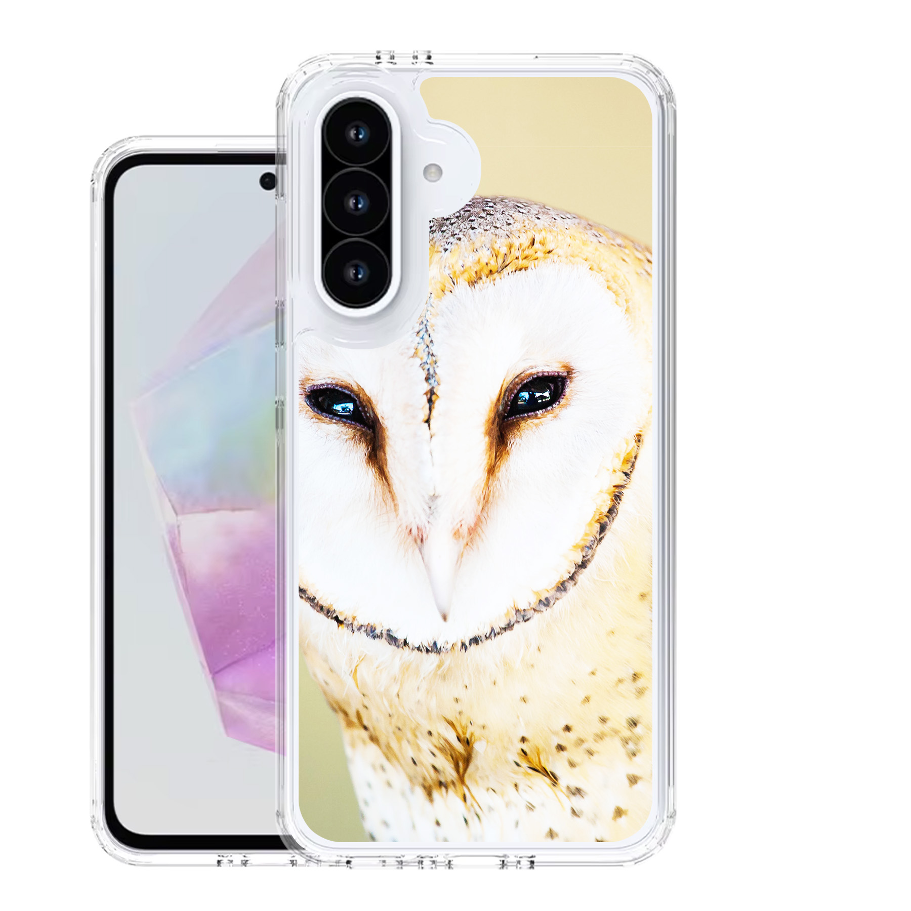 For Samsung Galaxy A16/A26/A36/A56/A17 5G Shockproof Bumper Phone Case+Glass-OWL